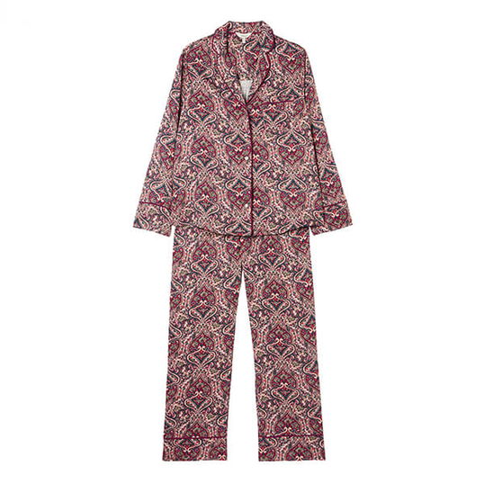 Joules Paisley Pink Alma Pyjamas Size L
