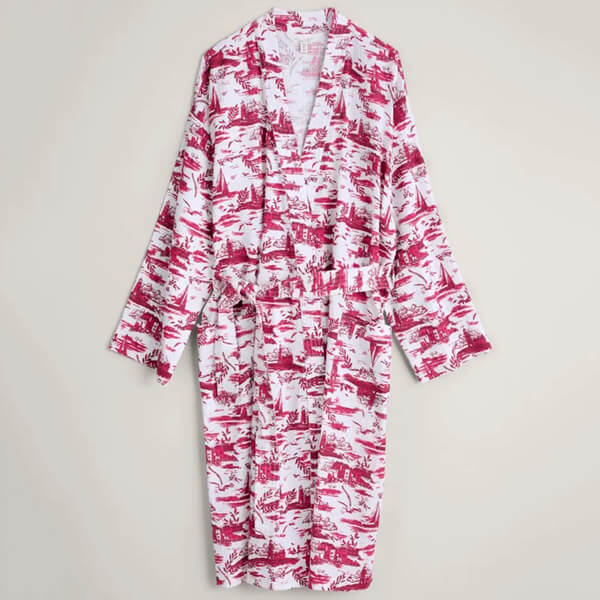 Seasalt Pottering Gown Toile Seaside Chalk Flag Size XL