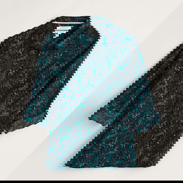 Seasalt Larissa Shirt Woodland Tapestry Onyx Size 8