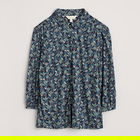Seasalt 3/4 Embrace Shirt Wax Glaze Tulips Maritime Size 10