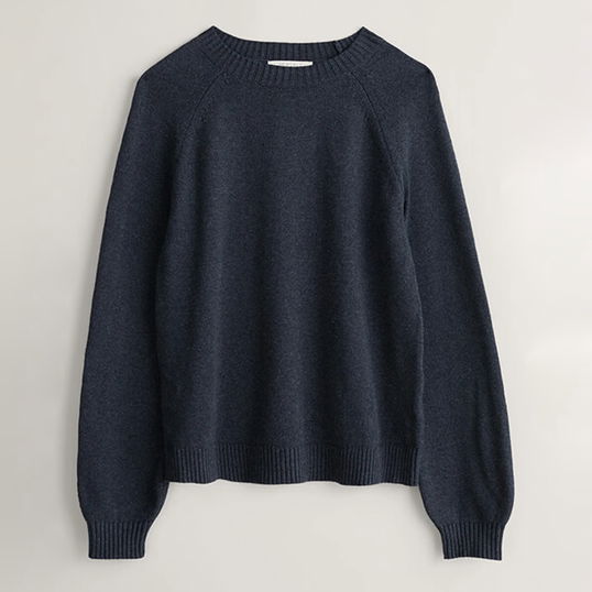 Seasalt Caradon Jumper Inkwell Size 8