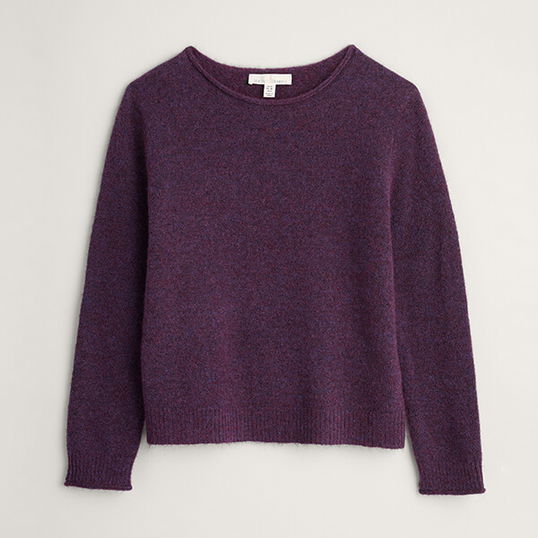 Seasalt Lily Bell Jumper Grape Size 20
