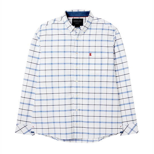 Joules Mens Navy Check Welford Long Sleeve Check Shirt Size XXXL