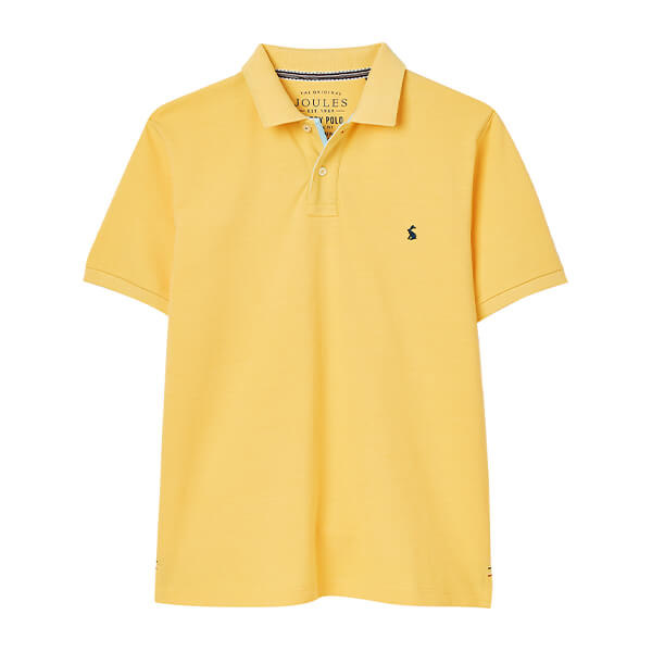 Joules Mens Pale Yellow Woody Polo Shirt Size XL