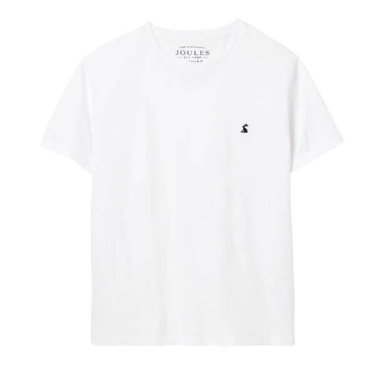 Joules Mens White Denton Jersey T-Shirt Size S