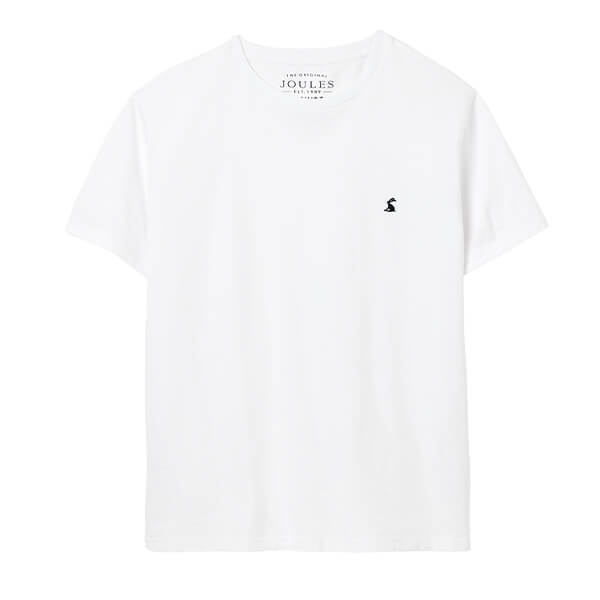 Joules Mens White Denton Jersey T-Shirt Size XL