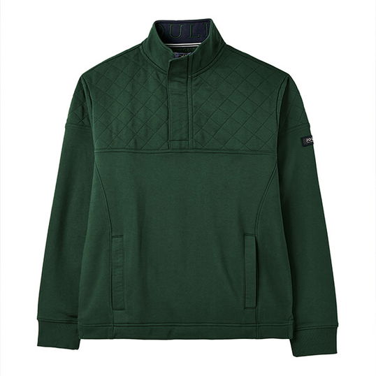 Joules Mens Racing Green Darrington Quarter Zip Sweatshirt Size XXL