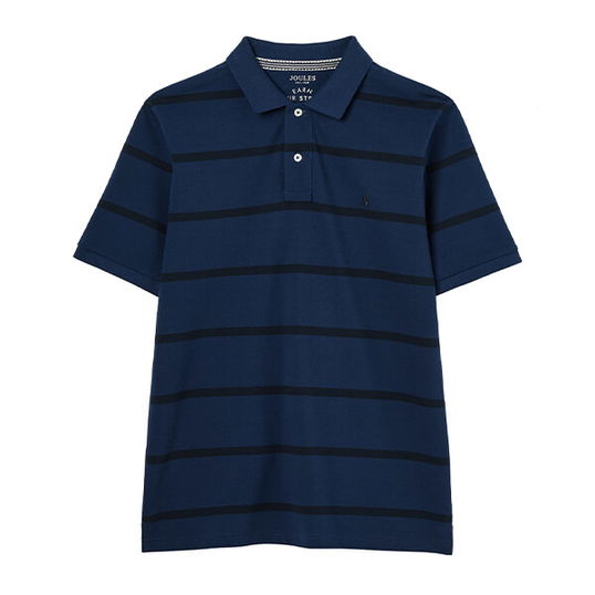 Joules Mens Blue Stripe Filbert Polo Shirt Size XL