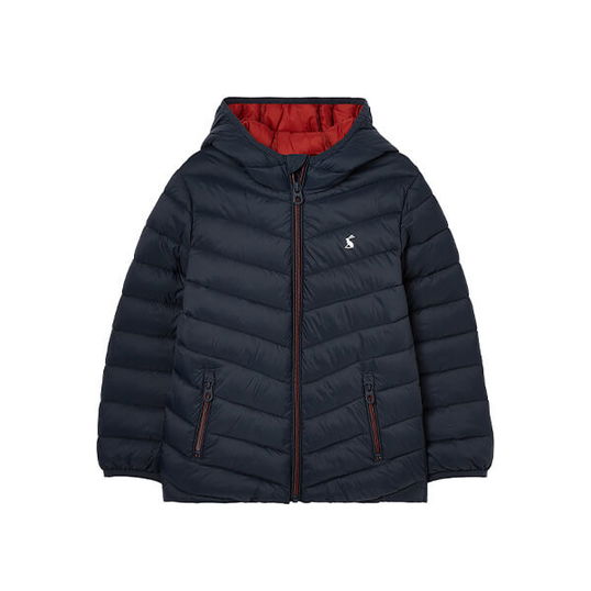 Joules Kids Dark Navy Cairn Showerproof Padded Coat Size 11y
