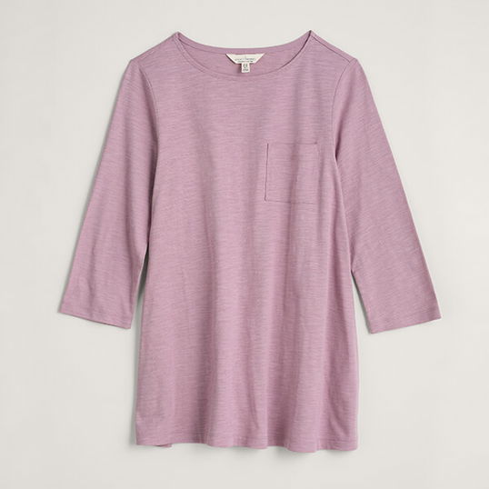 Seasalt Tregonning Top Mauve Size 14