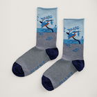 Seasalt Womens Bamboo Arty Socks Salt Marsh Maritime