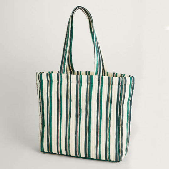 Seasalt Singing Water Bag River Stripe Chalk