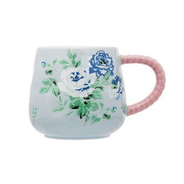 Cath Kidston Archive Rose Blue Twisted Handle Billie Mug