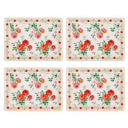 Cath Kidston Archive Rose Set of 4 Cork Backed Placemats