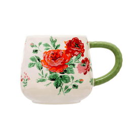 Cath Kidston Archive Rose Red Twisted Handle Billie Mug