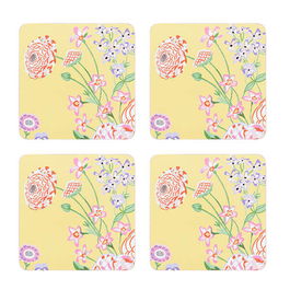 Cath Kidston Floral Fields Set of 4 Cork Backed Coasters