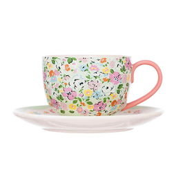 Cath Kidston Feels Like Home Teacup & Saucer