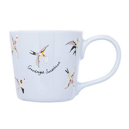 Cath Kidston Love Birds Blue Dolly Mug