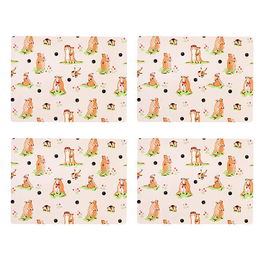 Cath Kidston Meerkats Set of 4 Cork Backed Placemats