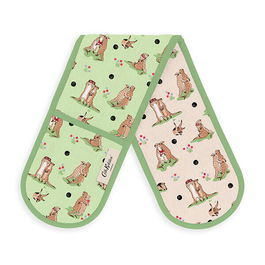 Cath Kidston Meerkats Double Oven Glove