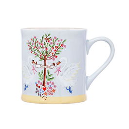 Cath Kidston Oh My Heart Swans Mollie Mug