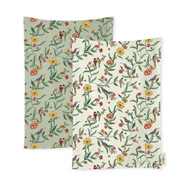 Cath Kidston Summer Birds Set of 2 Tea Towels