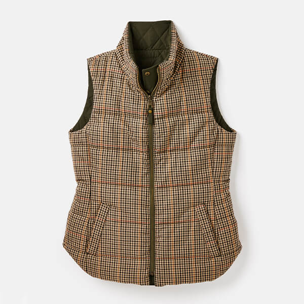 Joules Heritage Green Atwell Showerproof Reversible Gilet