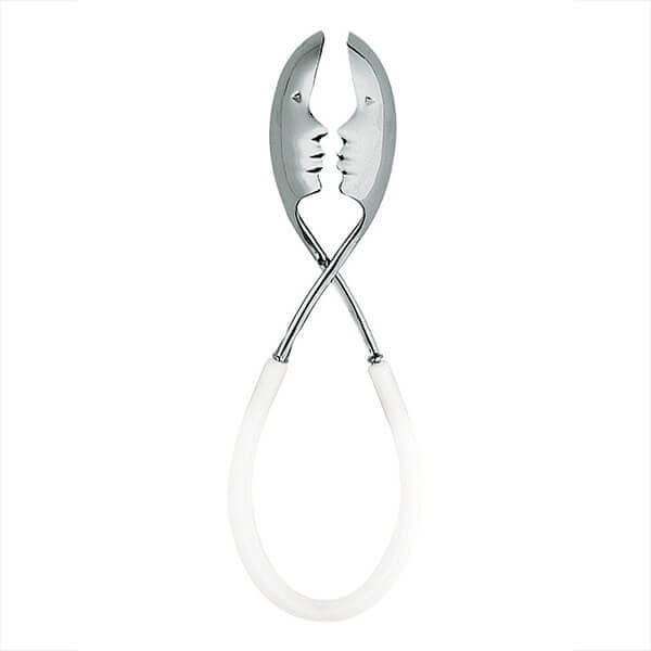 Bugatti Kiss Salad Tongs White