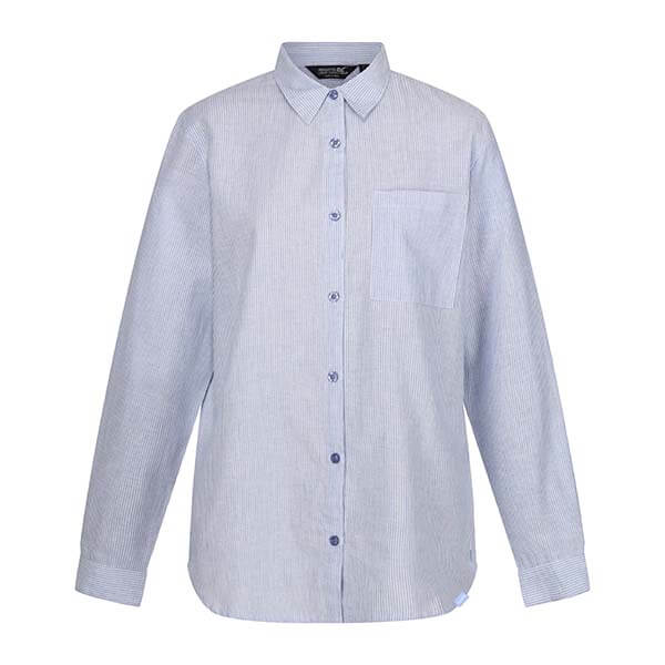 Regatta Primevere Shirt Blue Ticking Stripe