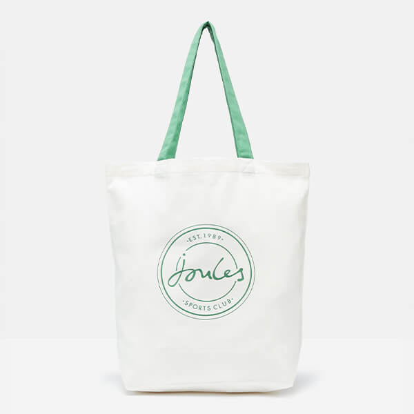 Joules Cream Courtside Tote Bag