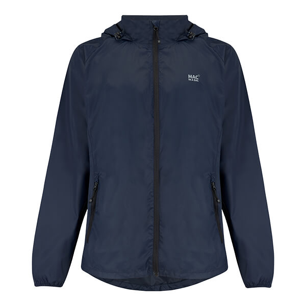 Mac in a Sac Origin 2 Unisex Packable Waterproof Jacket Navy