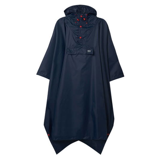 Mac in a Sac Packable Waterproof Poncho Navy