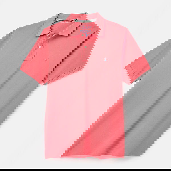 Joules Mens Soft Pink Woody Polo