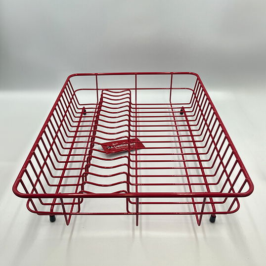 Delfinware Wireware Red Large Dish Drainer