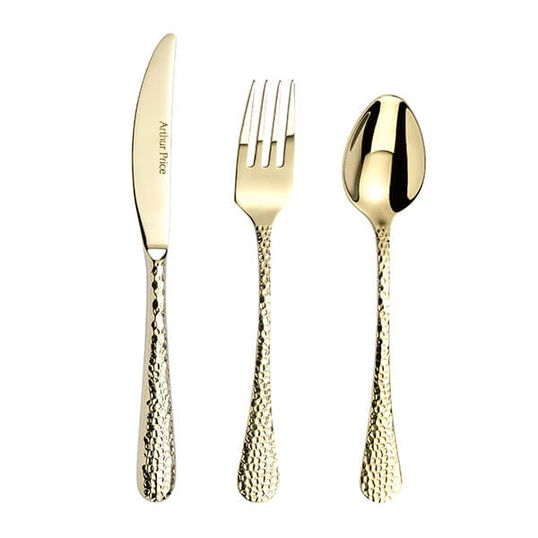 Arthur Price Champagne Avalon 3 Piece Child`s Cutlery Set