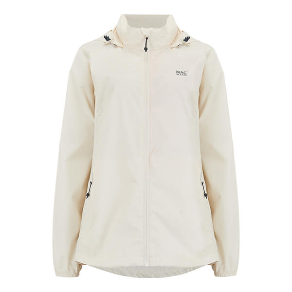 Mac in a Sac Origin 2 Unisex Packable Waterproof Jacket Ivory
