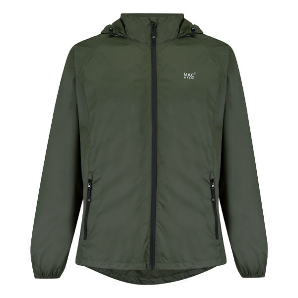 Mac in a Sac Origin 2 Unisex Packable Waterproof Jacket Khaki