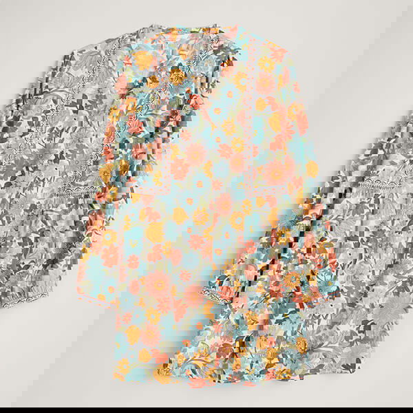Seasalt Dragonfly Tunic Flowering Blooms Chalk