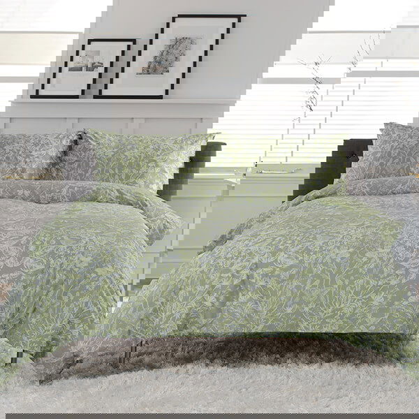 Deyongs Secret Garden Single Duvet Set Sage