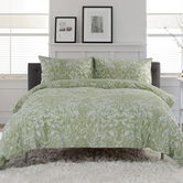 Deyongs Secret Garden Superking Duvet Set Sage