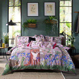 House of Norris The Forest At Twilight Double Duvet Set Multi