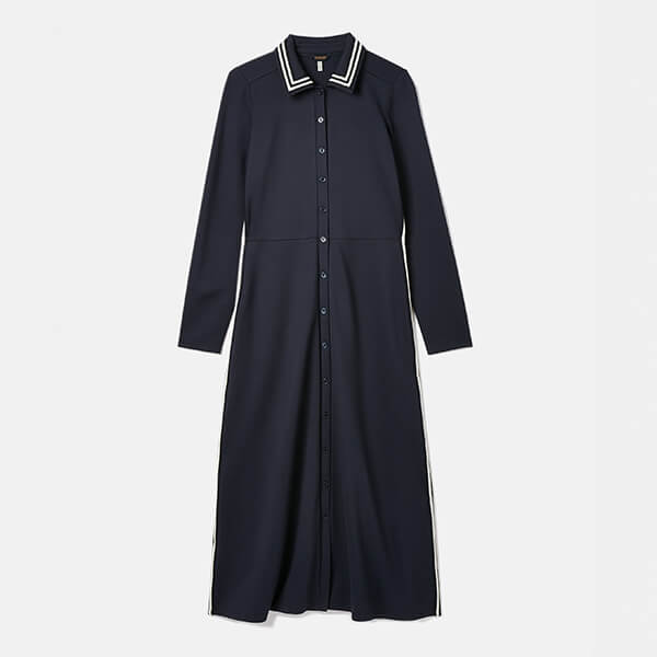 Joules Navy Pia Long Dress