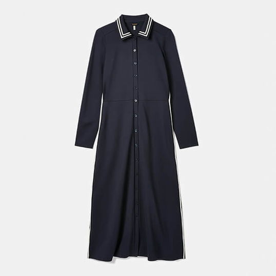 Joules Navy Pia Long Dress