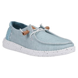 HeyDude Shoes Wendy Heathered Slub Tropical Blue