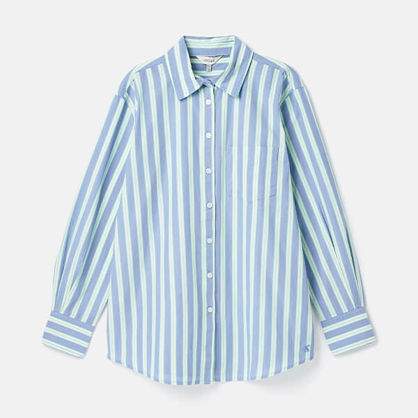Joules Blue Stripe Amilla Cotton Shirt
