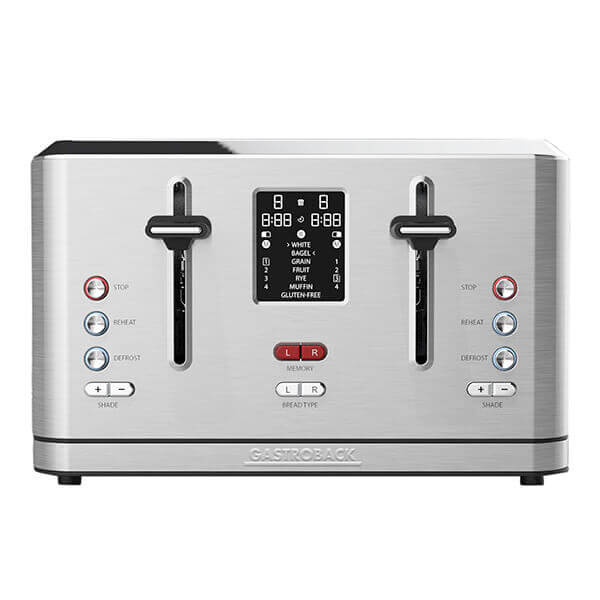 Gastroback Design Toaster Digital 4 Slice