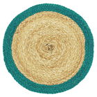 Walton & Co Green Fiesta Circular Jute Placemat