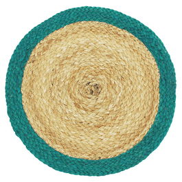 Walton & Co Green Fiesta Circular Jute Placemat