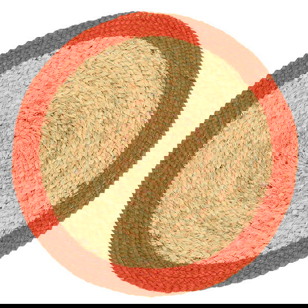 Walton & Co Terracotta Fiesta Circular Jute Placemat