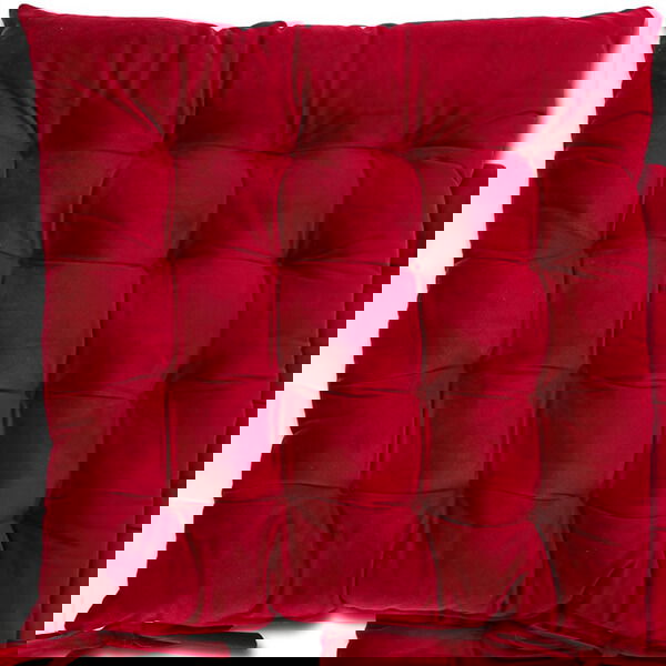 Le Chateau Velvet Seat Pad Red